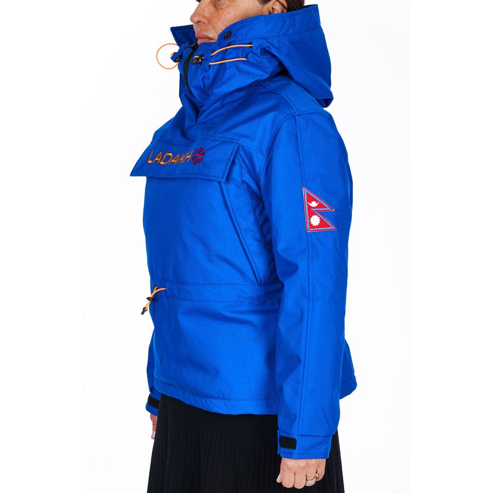Ladakh Blue Polyester Women Women's Jacket