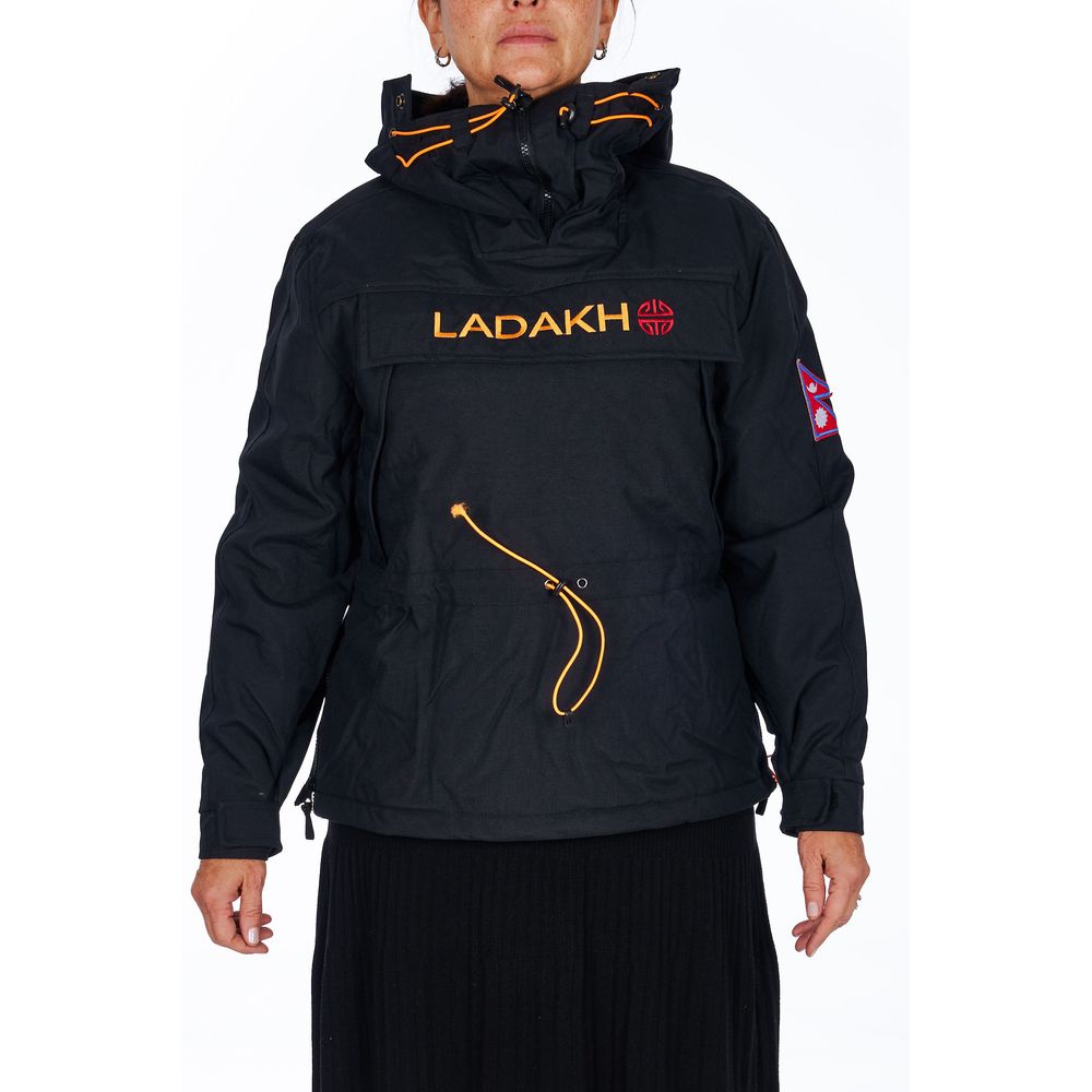 Ladakh Black Polyester Women Women's Jacket