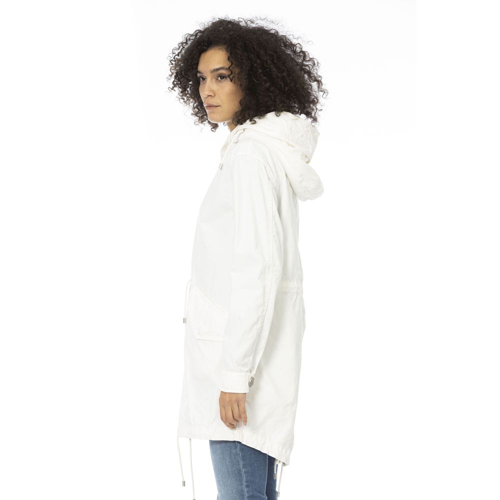 Mr&Mrs Italy White Cotton Women Women's Parka
