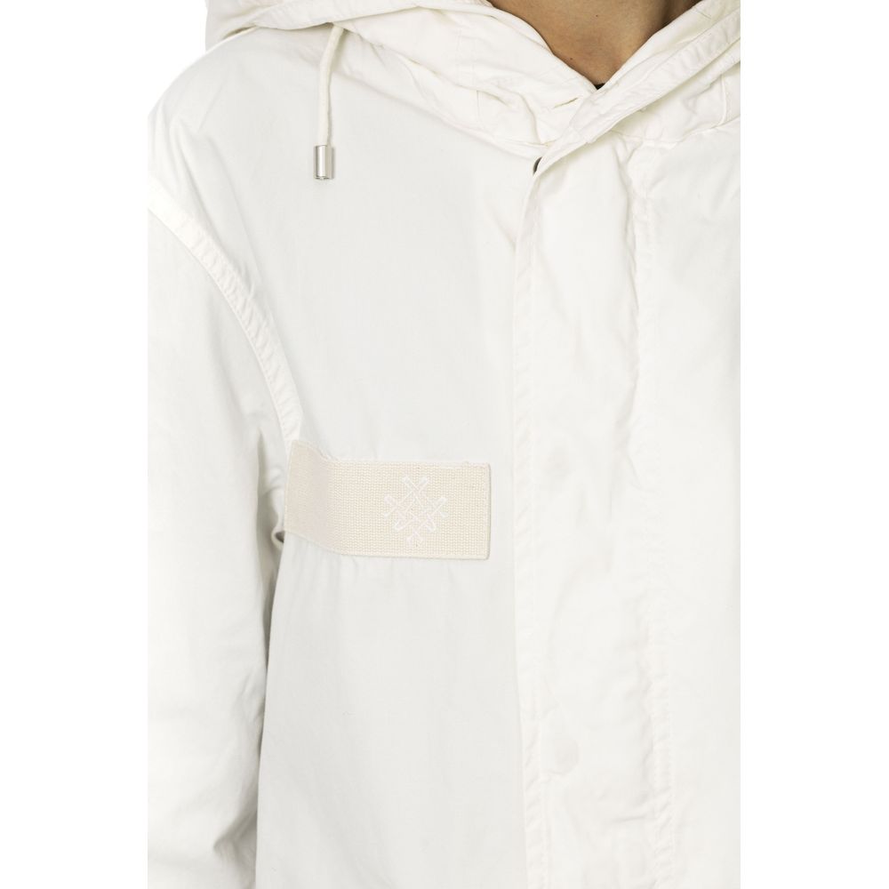 Mr&Mrs Italy White Cotton Women Women's Parka