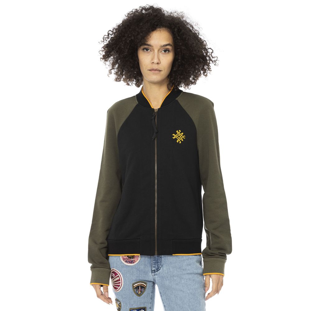 Mr&Mrs Italy Black Cotton Women Women's Sweater