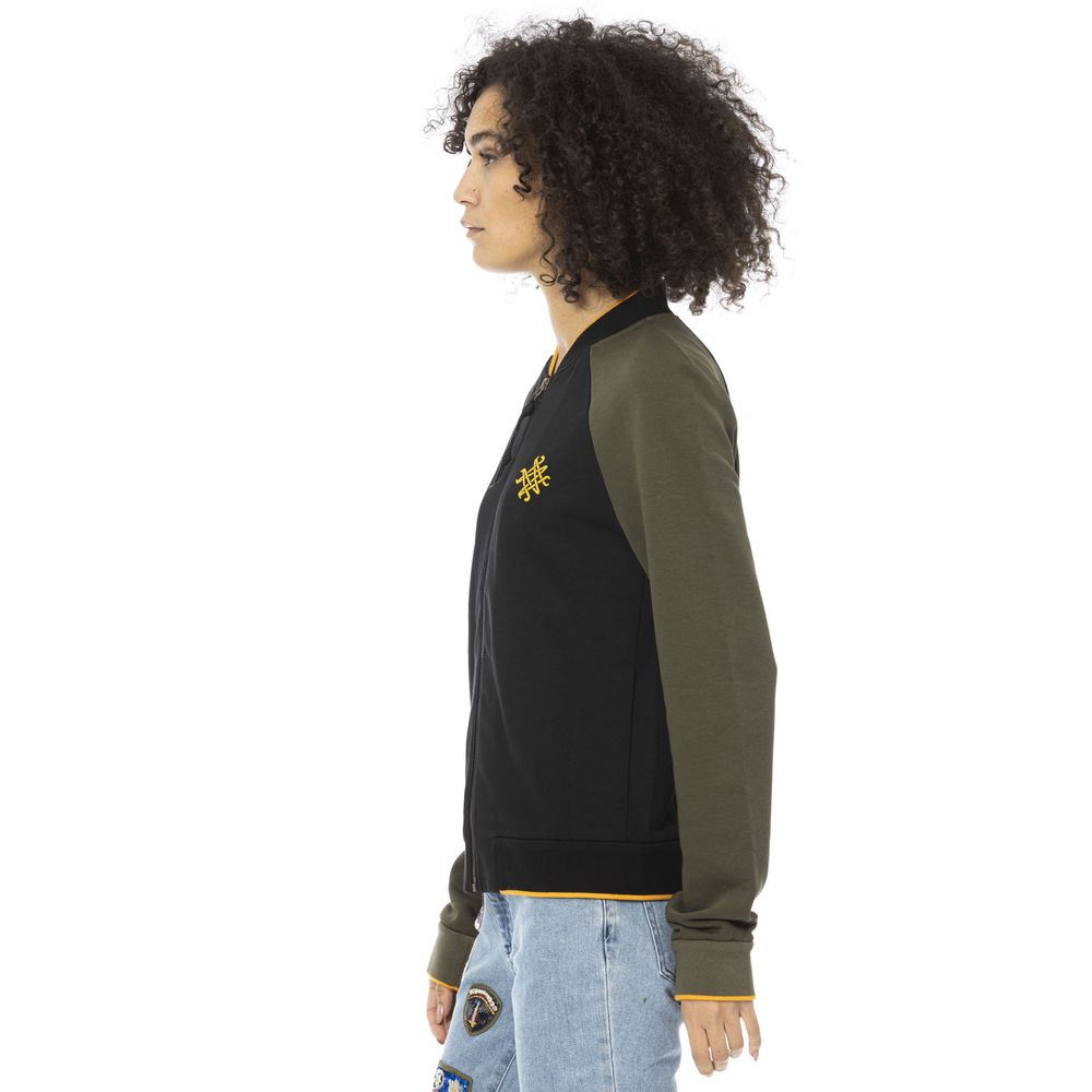Mr&Mrs Italy Black Cotton Women Women's Sweater
