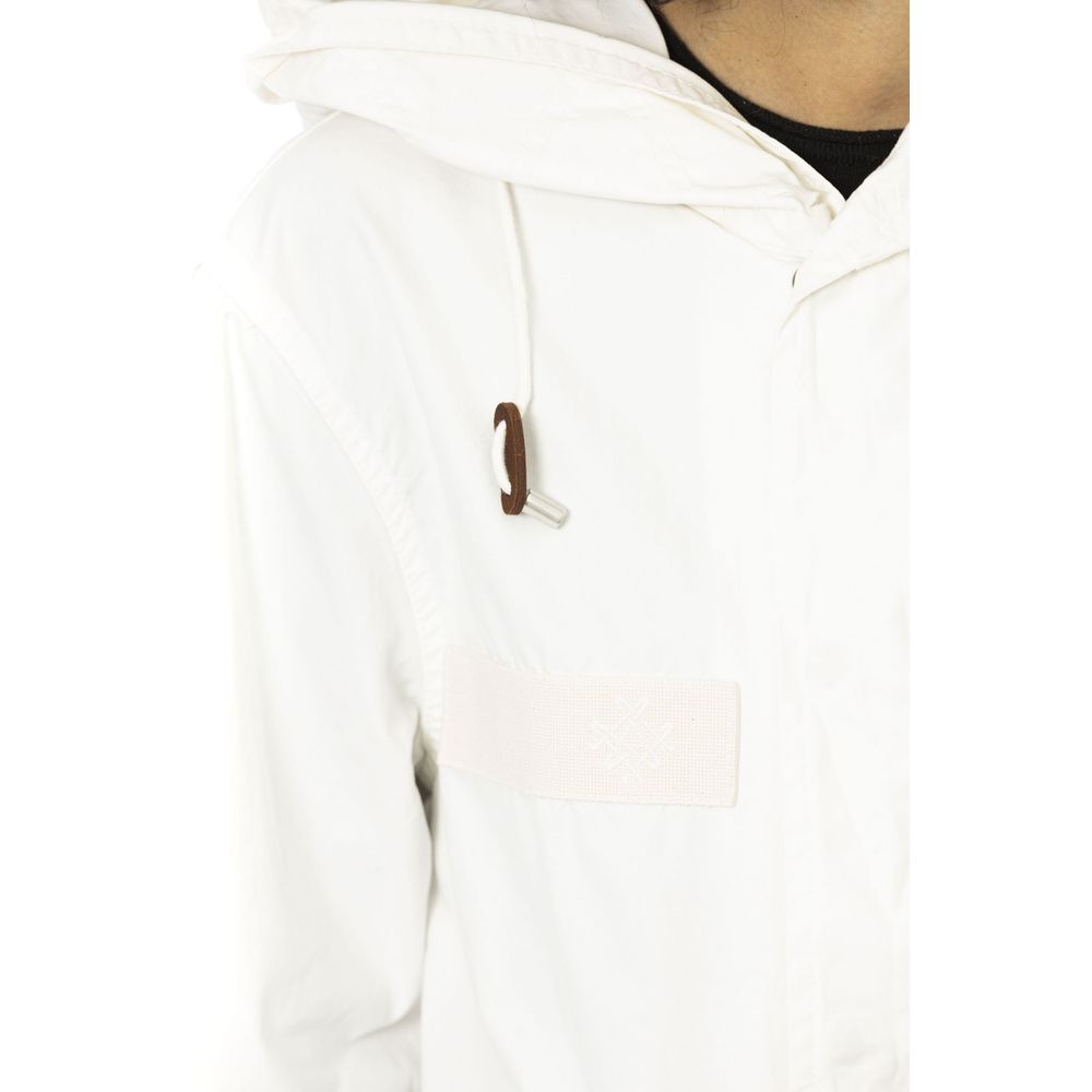 Mr&Mrs Italy White Cotton Women Parka Women's Jacket