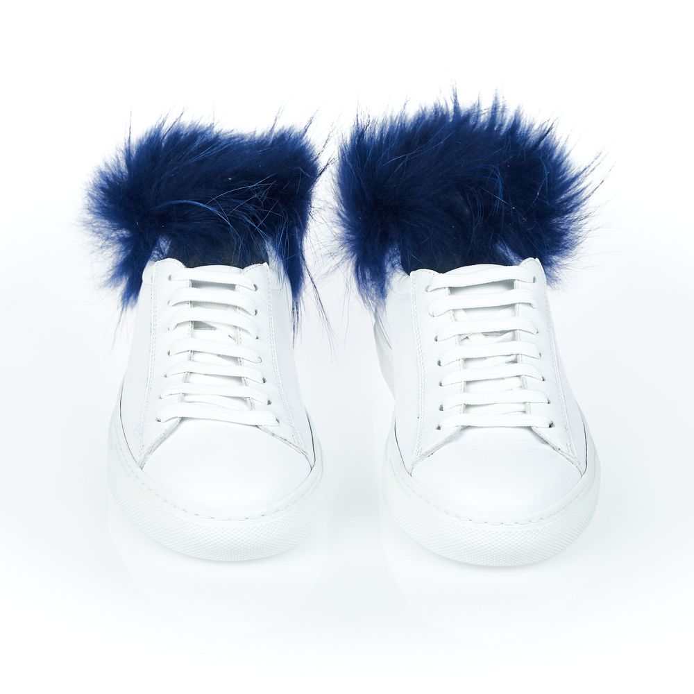 Mr&Mrs Italy White Lamb Leather Women Women's Sneaker