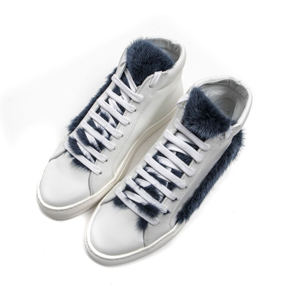 Mr&Mrs Italy White Leather Women's Women's Sneaker