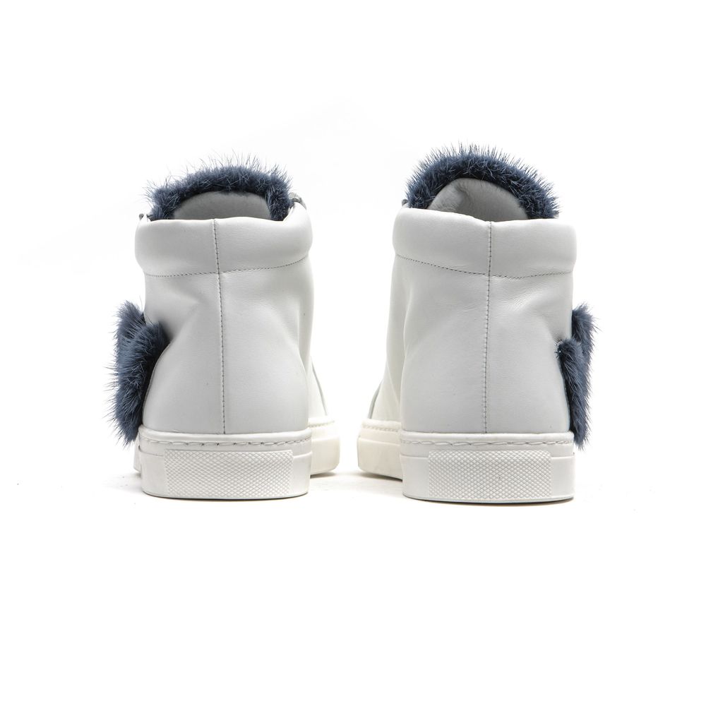 Mr&Mrs Italy White Leather Women's Women's Sneaker