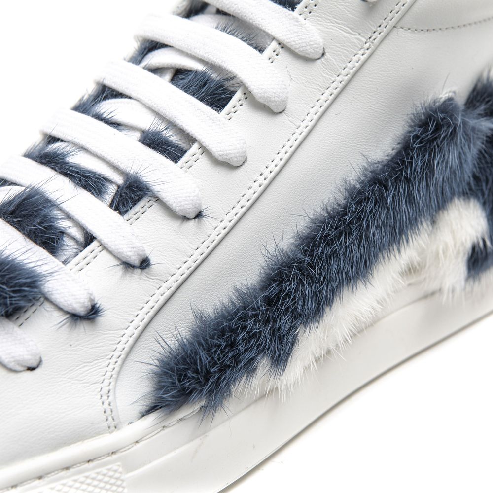 Mr&Mrs Italy White Leather Women Women's Sneaker