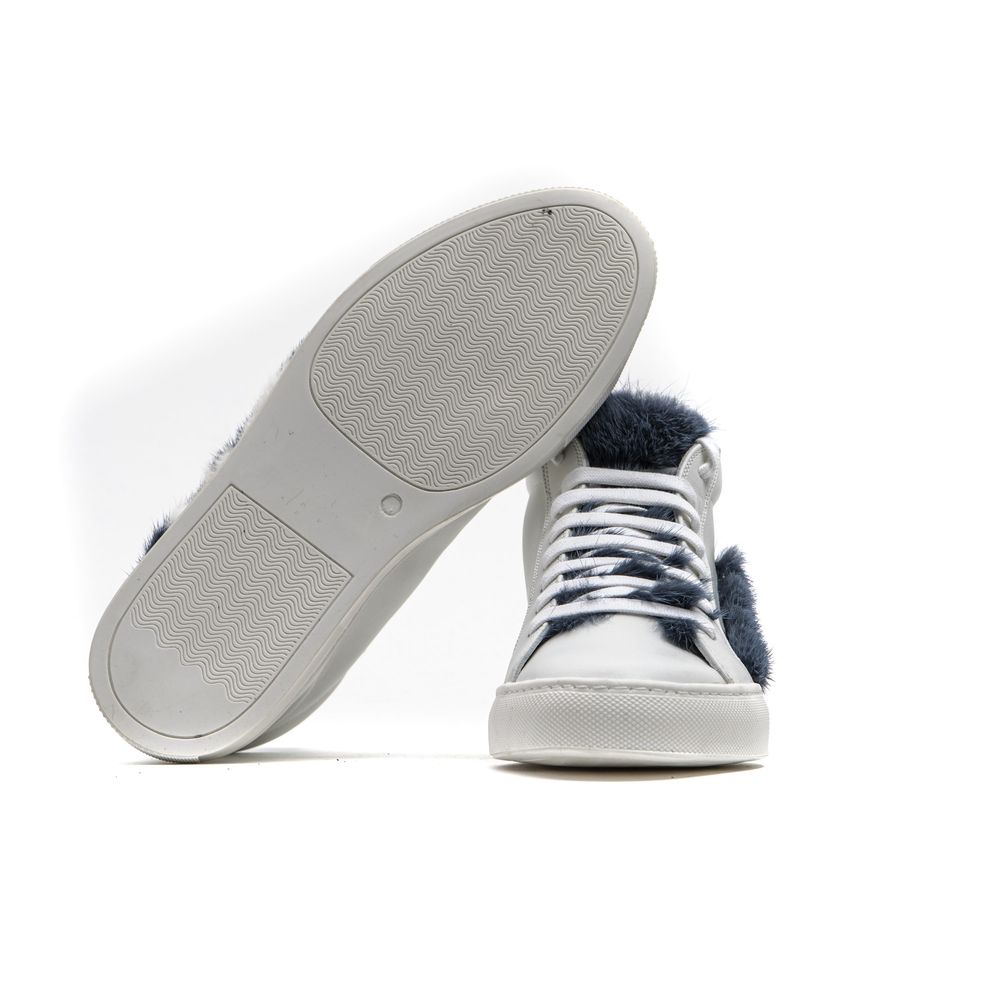 Mr&Mrs Italy White Leather Women Women's Sneaker