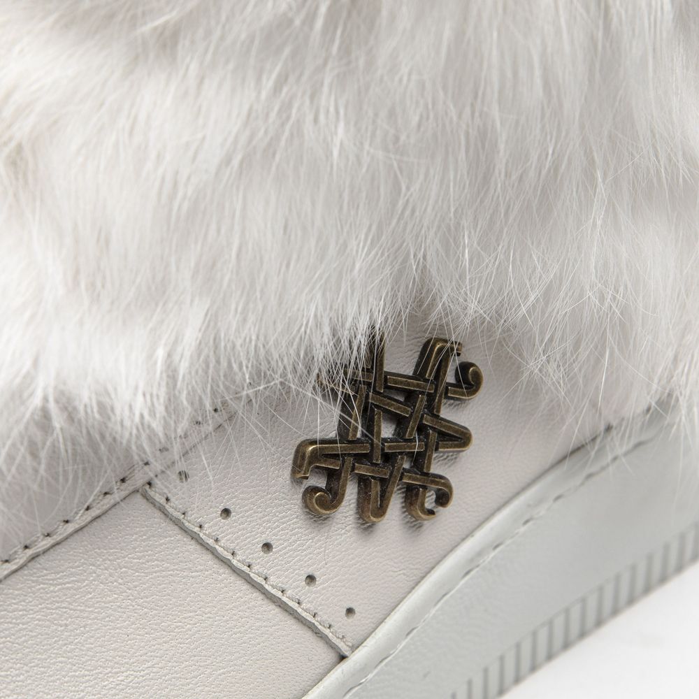 Mr&Mrs Italy White Leather Women's Women's Sneaker
