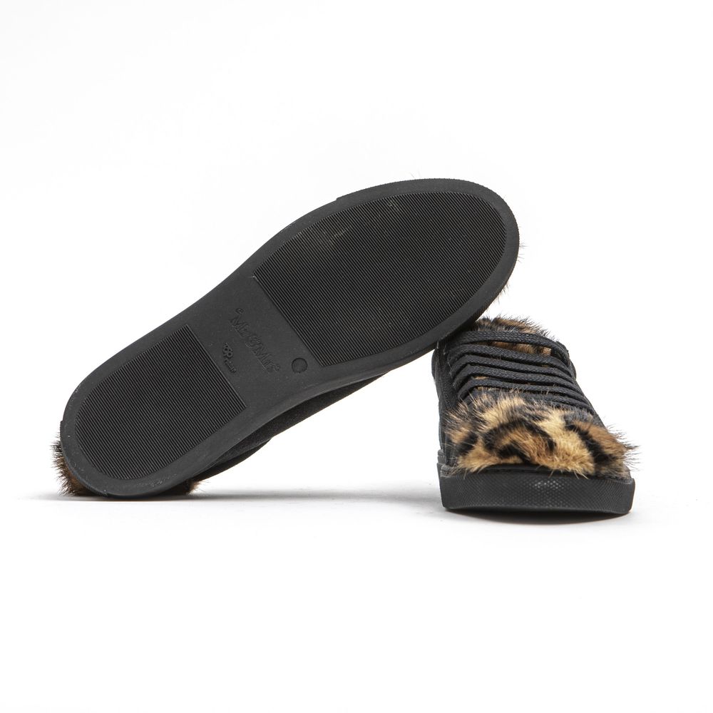 Mr&Mrs Italy Black Leather Women's Women's Sneaker