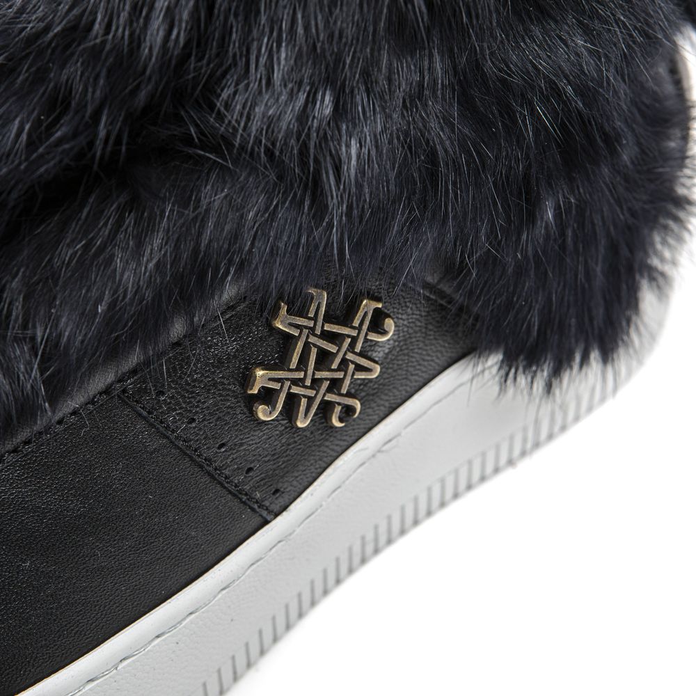 Mr&Mrs Italy Blue Leather Women Women's Sneaker