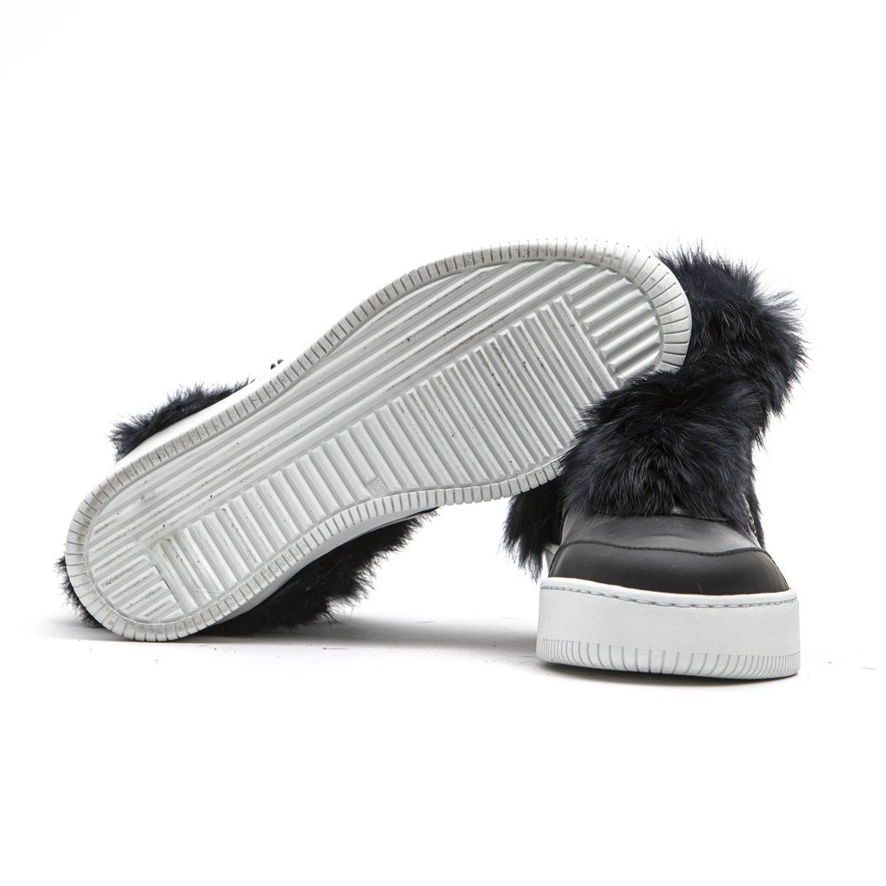 Mr&Mrs Italy Blue Leather Women Women's Sneaker