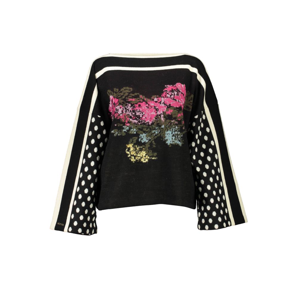 Blugirl Black Acrylic Women Women's Sweater