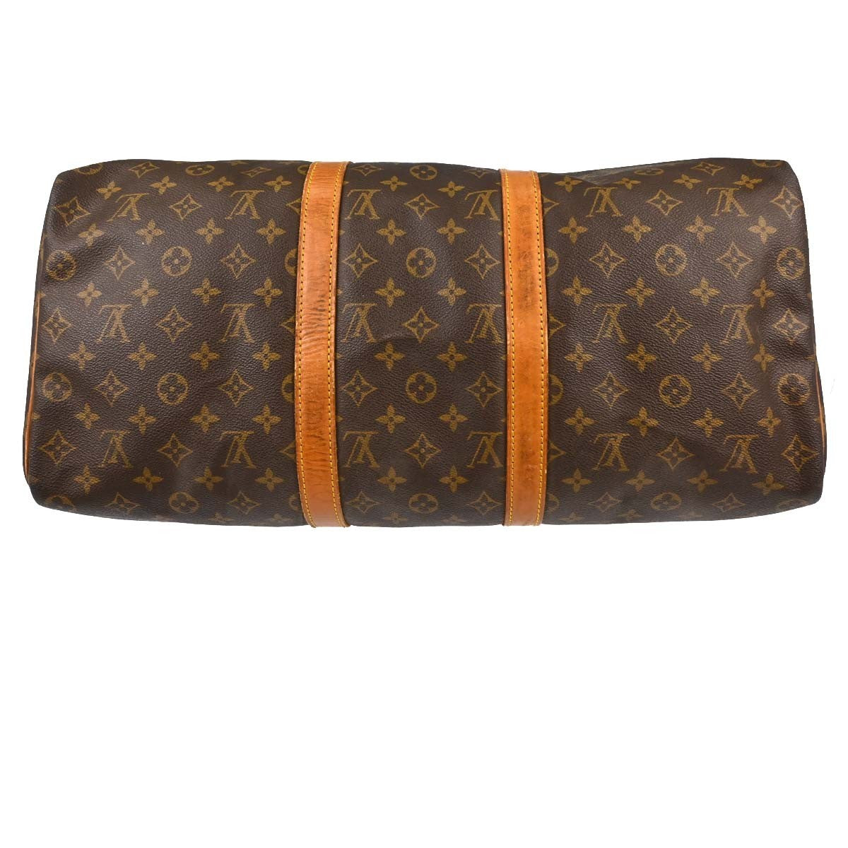 Louis Vuitton Keepall Monogram Canvas Brown Canvas Travel Bag Bag (Pre-Owned)