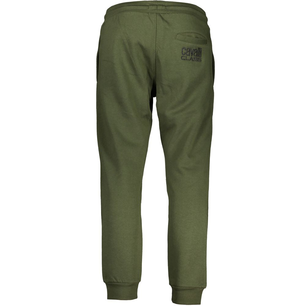 Cavalli Class Verde Polyester Men Men's Sweatpant