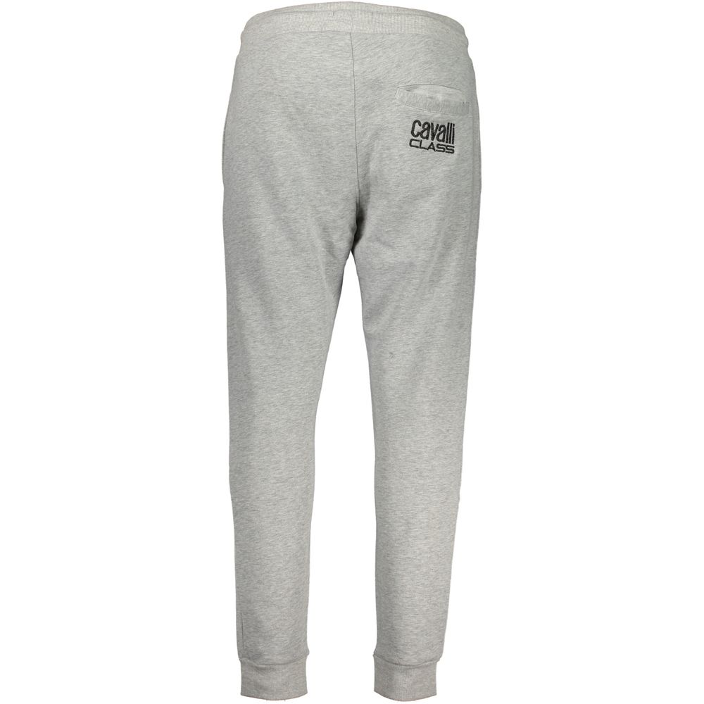 Cavalli Class Grigio Polyester Men's Men's Sweatpant