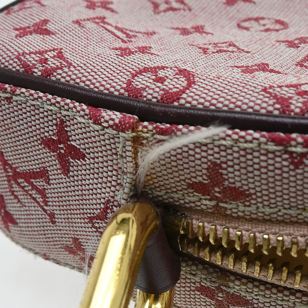 Louis Vuitton Juliette Mini Lin Red Canvas Shoulder Bag Bag (Pre-Owned)