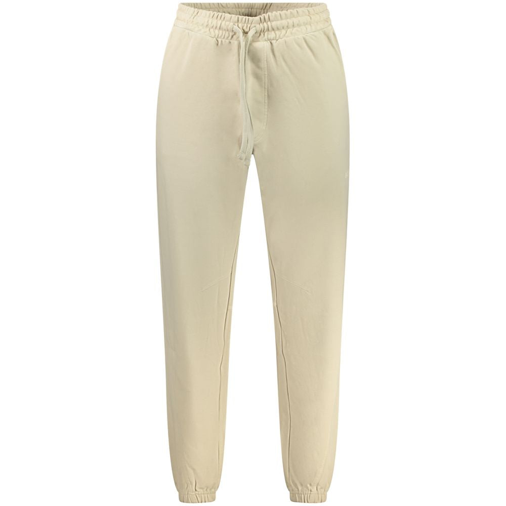 Hugo Boss Beige Cotton Men's Sports Men's Trouser