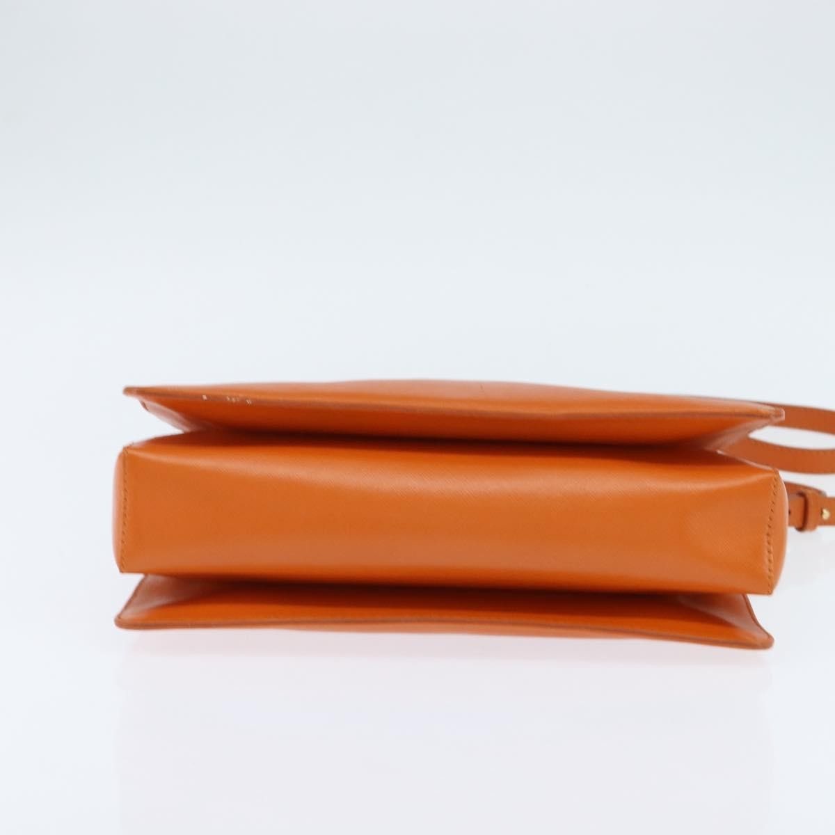 Salvatore Ferragamo Vala Tote Leather Orange Leather Tote Bag Bag (Pre-Owned)