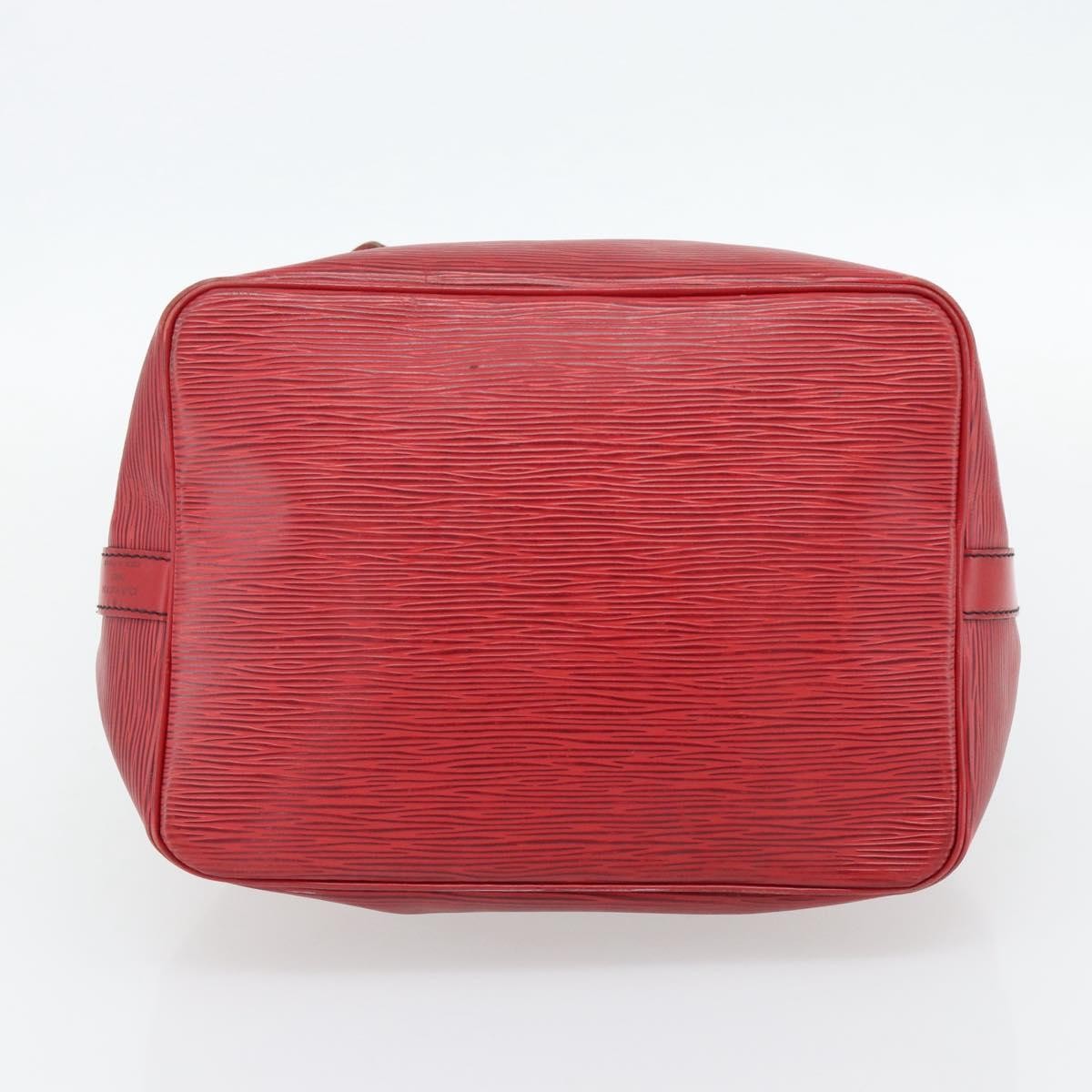 Louis Vuitton Petit Noe Epi Leather Red Leather Shoulder Bag Bag (Pre-Owned)