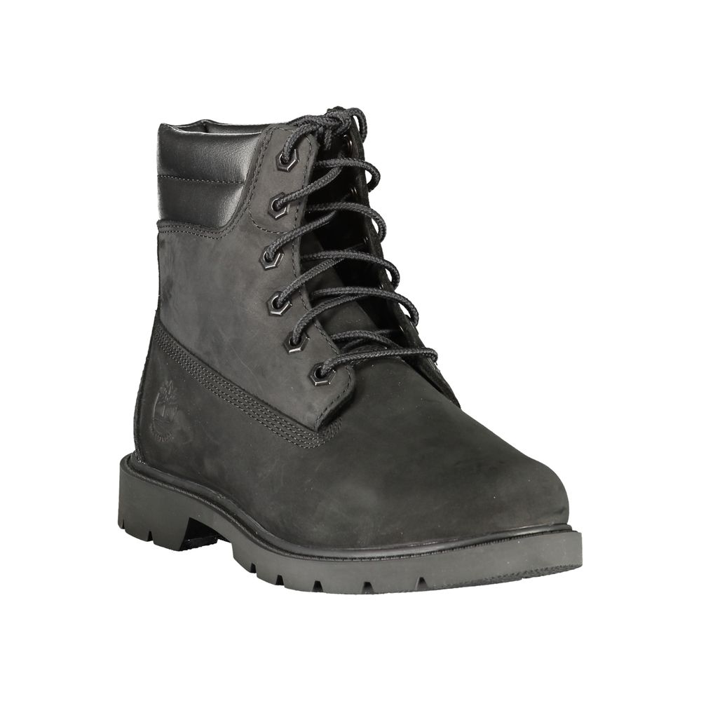 Timberland Black Leather Women Ankle Women's Boot