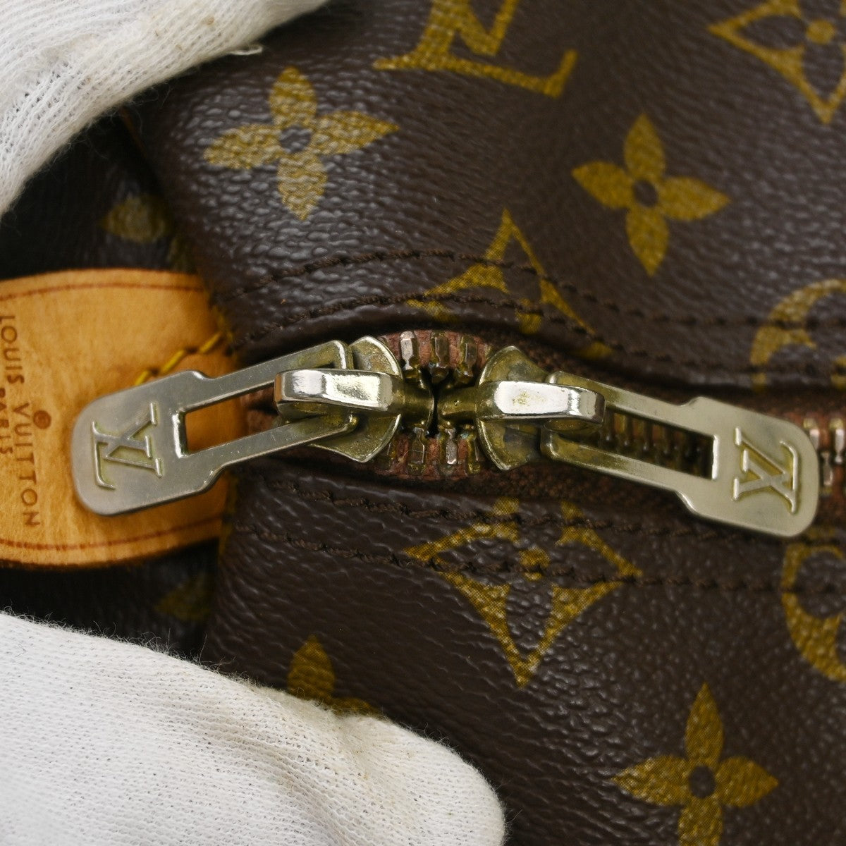 Louis Vuitton Keepall Monogram Canvas Brown Canvas Travel Bag Bag (Pre-Owned)