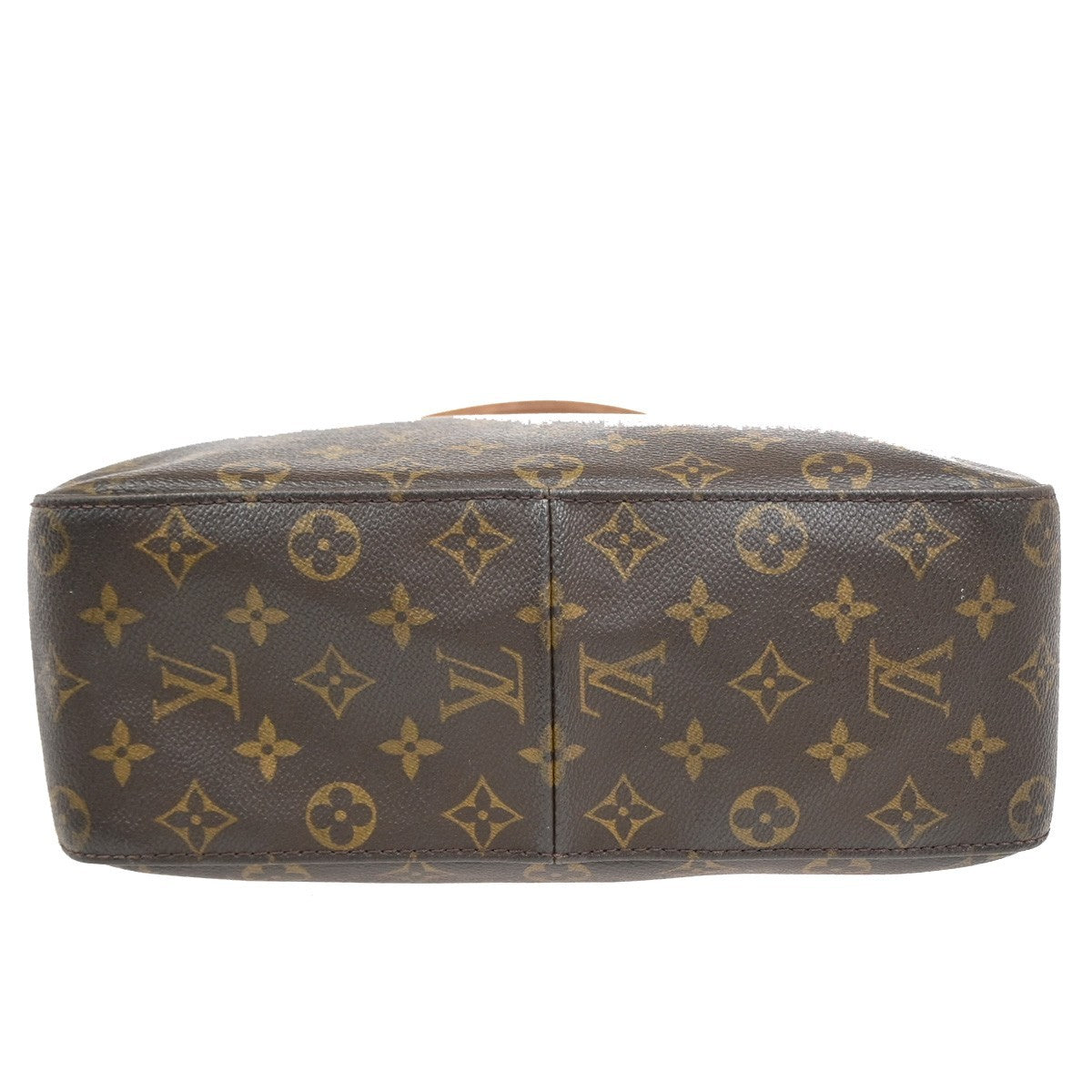 Louis Vuitton Looping Monogram Canvas Brown Canvas Handbag (Pre-Owned)