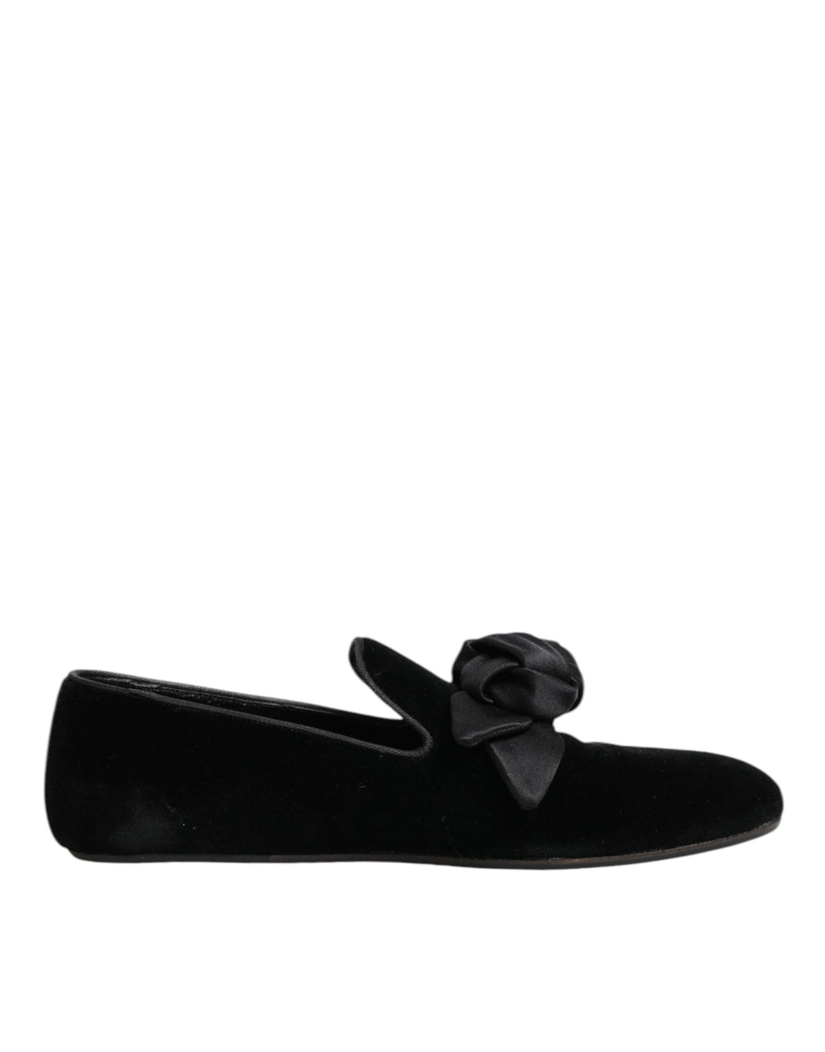 Dolce & Gabbana Black Velvet Slip-On Men\'s Loafers Dolce & Gabbana Slip On | Grailed main image 4