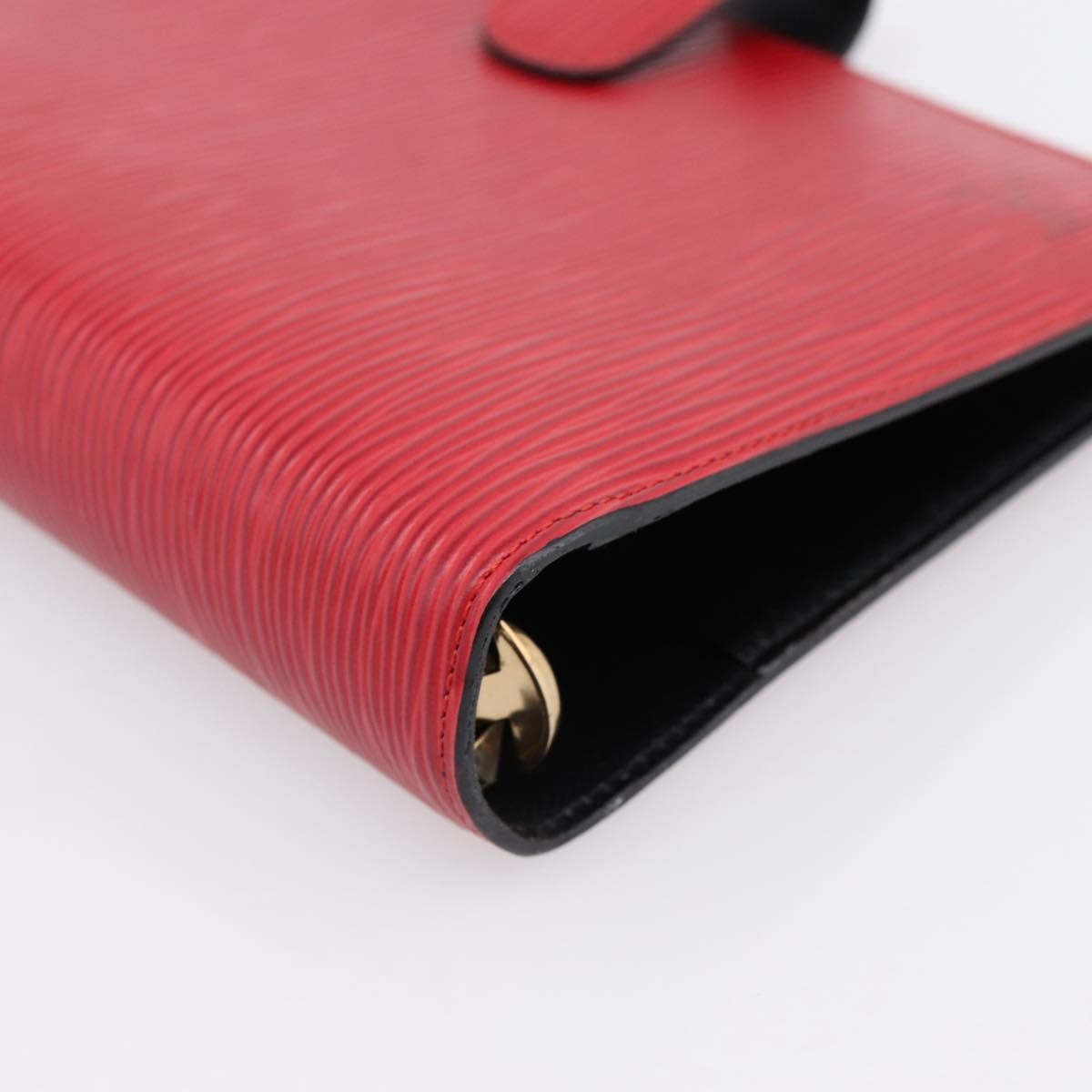 Louis Vuitton Agenda Cover Epi Red Leather Clutche & Pouche Bag (Pre-Owned)