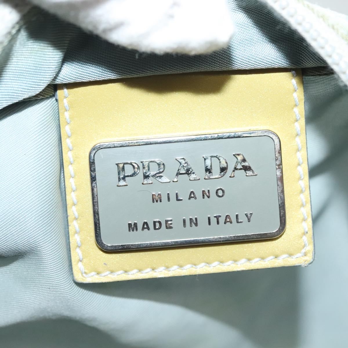Prada Flat Messenger Tessuto Blue Nylon Shoulder Bag Bag (Pre-Owned)