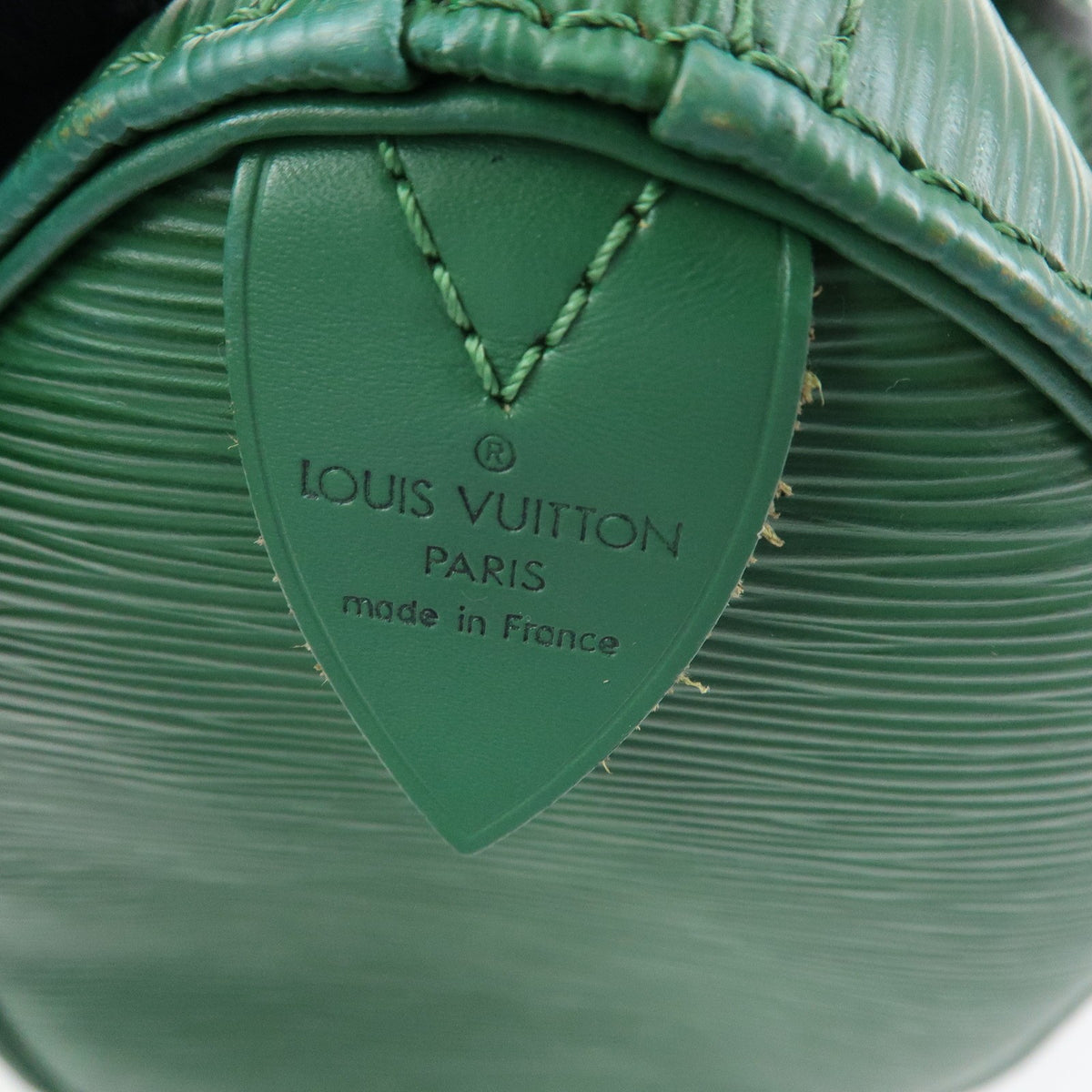 Louis Vuitton Speedy Epi Leather Green Leather Handbag (Pre-Owned)