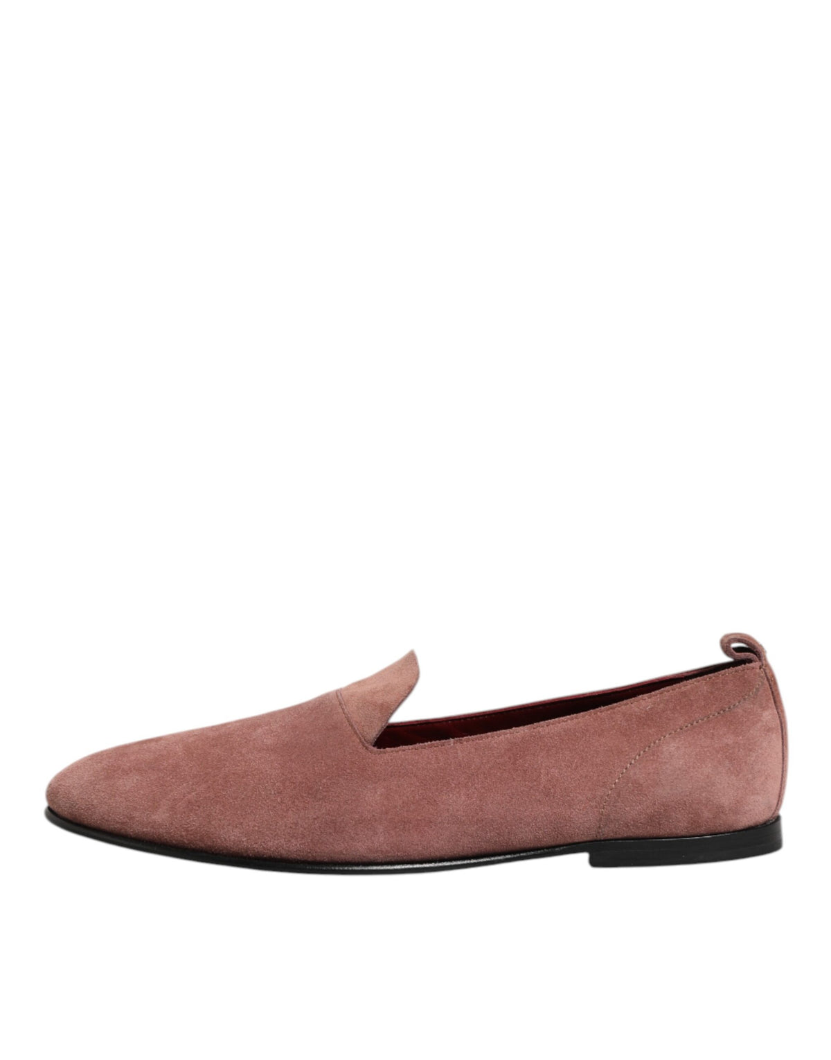 Dolce & Gabbana Pink Suede Loafers Formal Men Dress Men's Shoes (Pre-Owned)