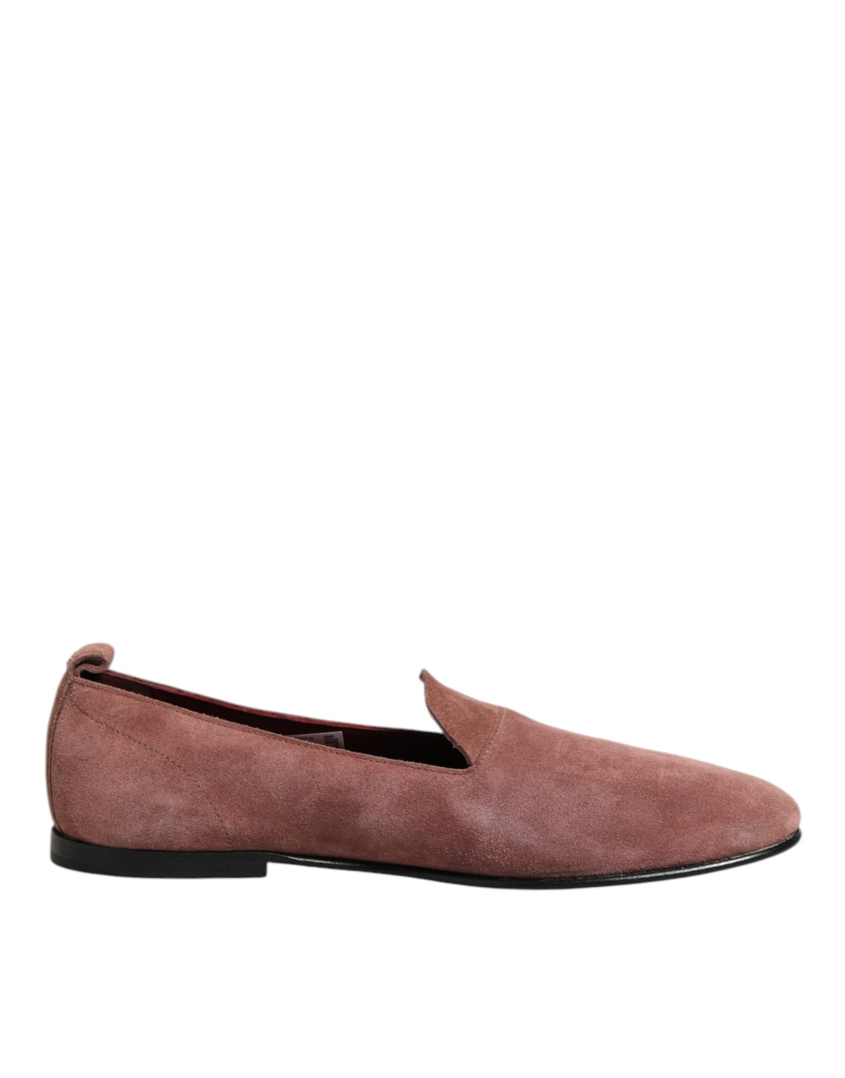 Dolce & Gabbana Pink Suede Loafers Formal Men Dress Men's Shoes (Pre-Owned)