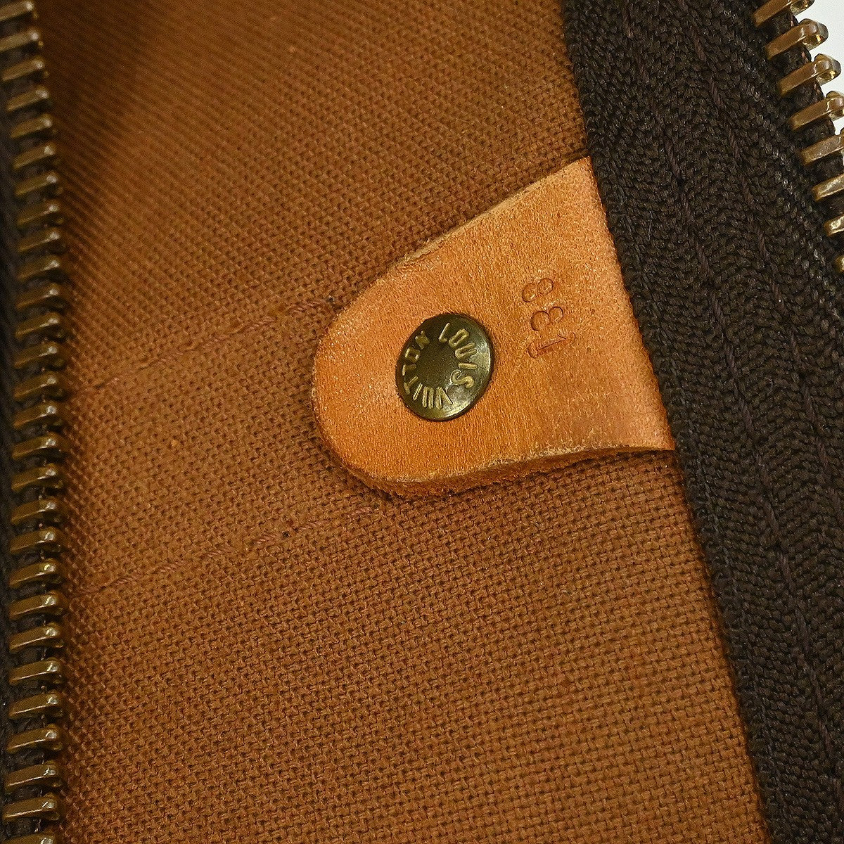 Louis Vuitton Keepall Monogram Canvas Brown Canvas Travel Bag Bag (Pre-Owned)