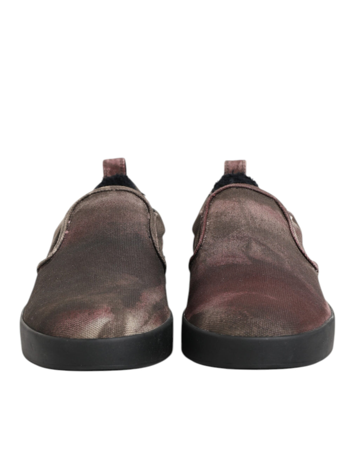 Dolce & Gabbana Multicolor Cotton Low Top Slip On Men Sneakers Men's Shoes