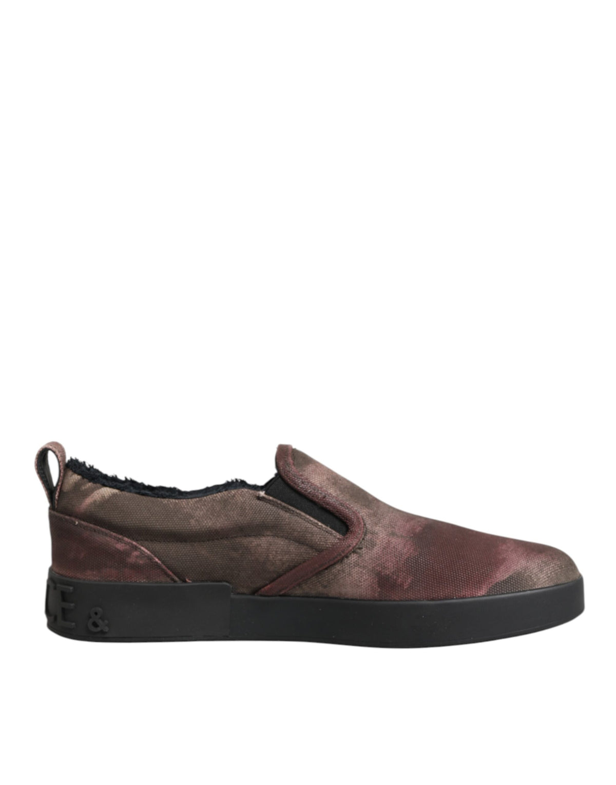 Dolce & Gabbana Multicolor Cotton Low Top Slip On Men Sneakers Men's Shoes