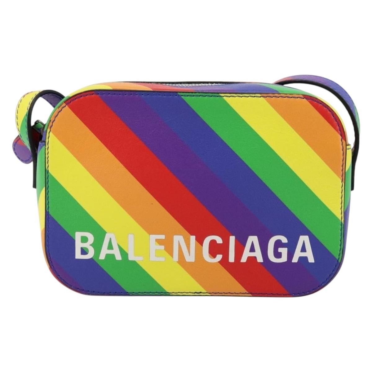 Balenciaga Everyday Camera Leather Multicolour Leather Shoulder Bag Bag (Pre-Owned)