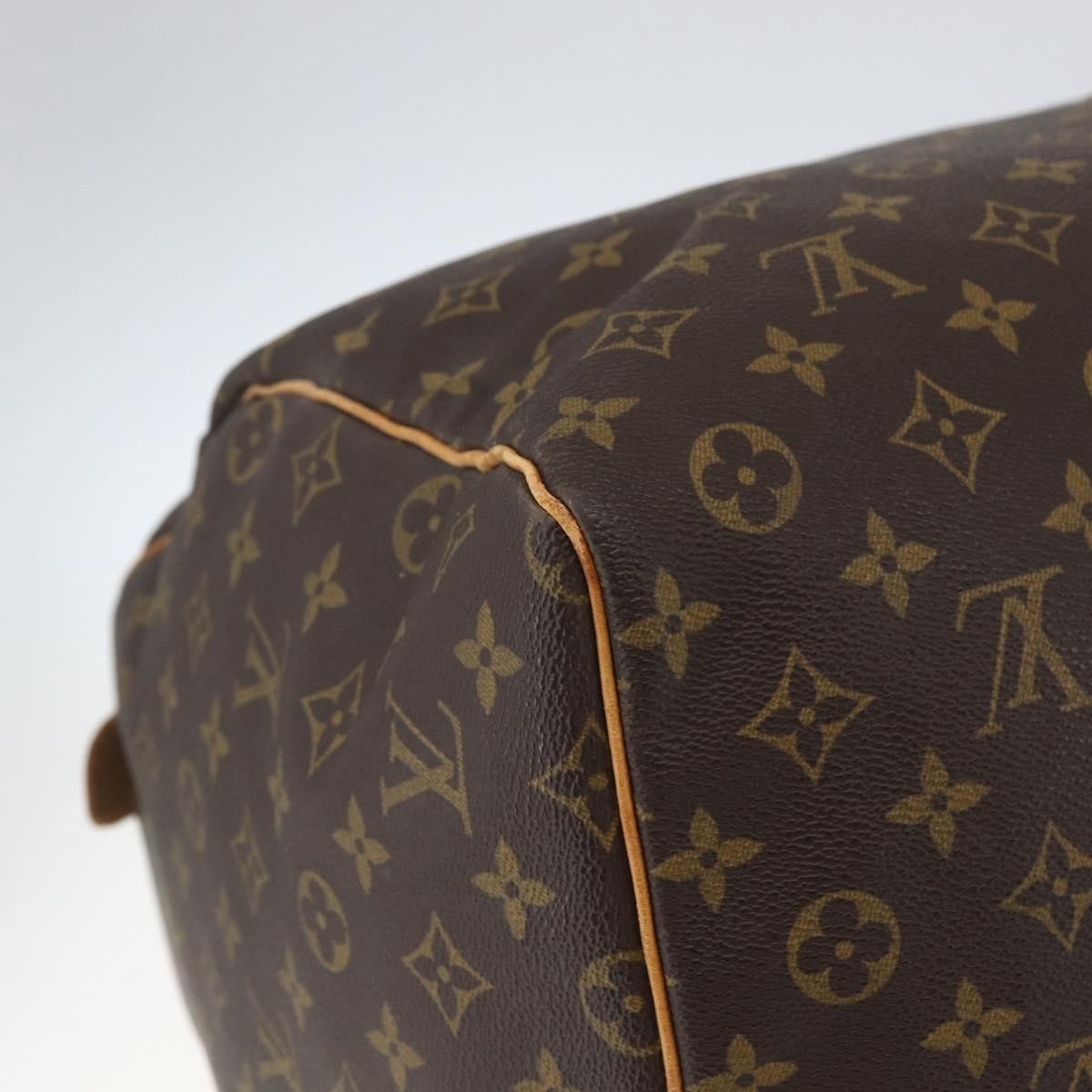 Louis Vuitton Keepall Monogram Canvas Brown Canvas Travel Bag Bag (Pre-Owned)
