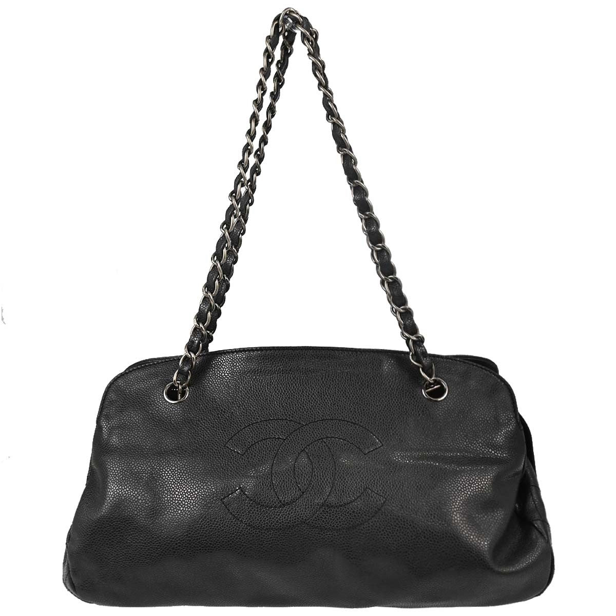 Chanel Cc Bowler Caviar Black Calfskin Shoulder Bag Bag (Pre-Owned)