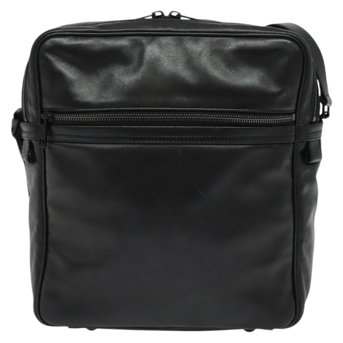Louis Vuitton Clarkson Messenger Monogram Shadow Leather Black Leather Bag (Pre-Owned)