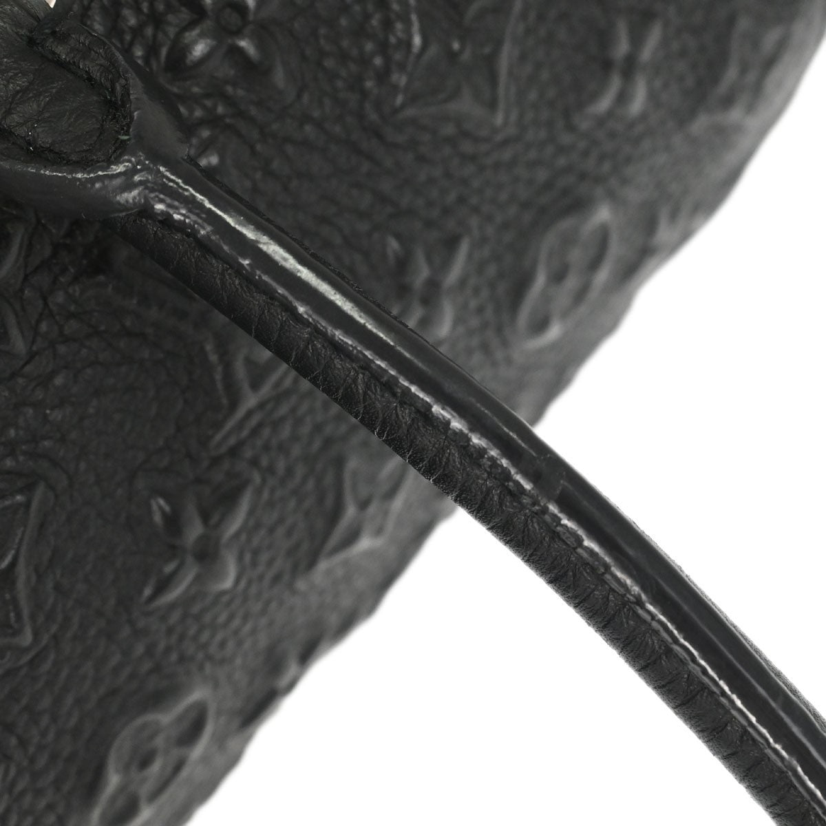 Louis Vuitton Papillon Monogram Black Leather Handbag (Pre-Owned)