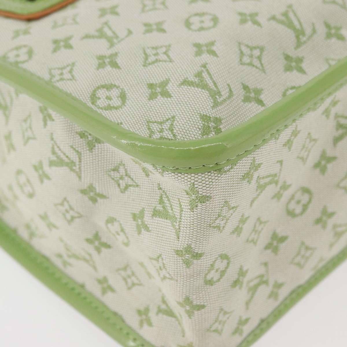 Louis Vuitton Kathleen Mini Lin Green Canvas Tote Bag Bag (Pre-Owned)