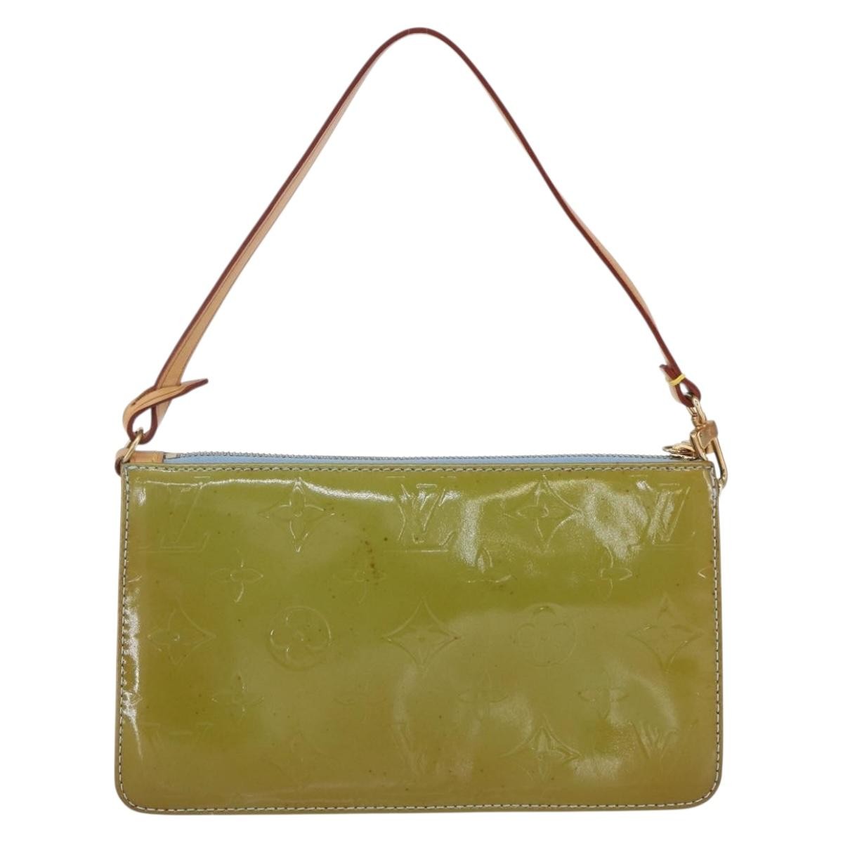 Louis Vuitton Lexington Pochette Monogram Vernis Blue Patent_Leather Clutche & Pouche Bag (Pre-Owned)