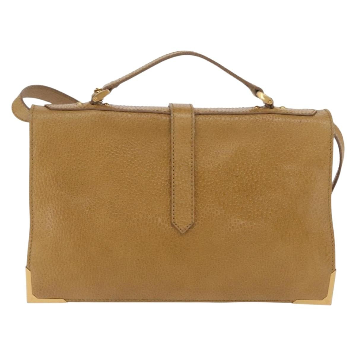 Fendi Classico No. 1 Zucca Canvas Brown Leather Handbag (Pre-Owned)