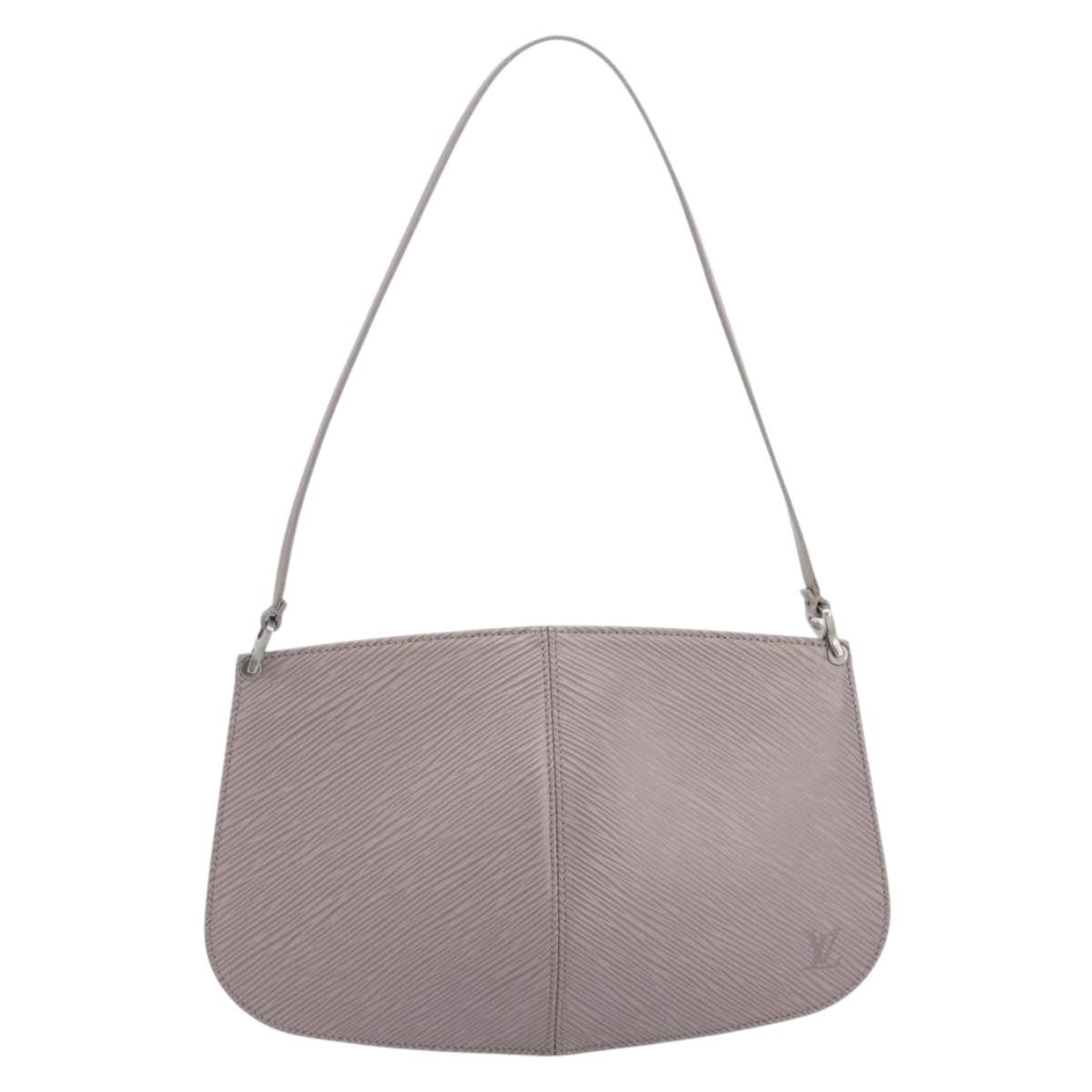 Louis Vuitton Demi Lune Pochette Epi Leather Purple Leather Clutche & Pouche Bag (Pre-Owned)
