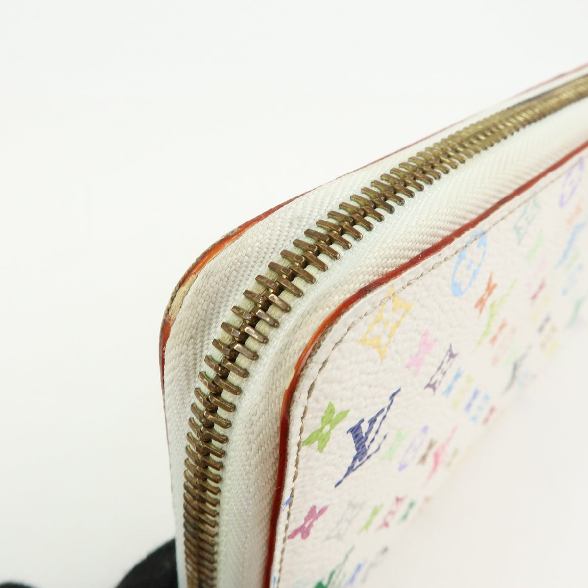 Louis Vuitton Zippy Monogram Multicolor White Canvas Wallets Accessory (Pre-Owned)