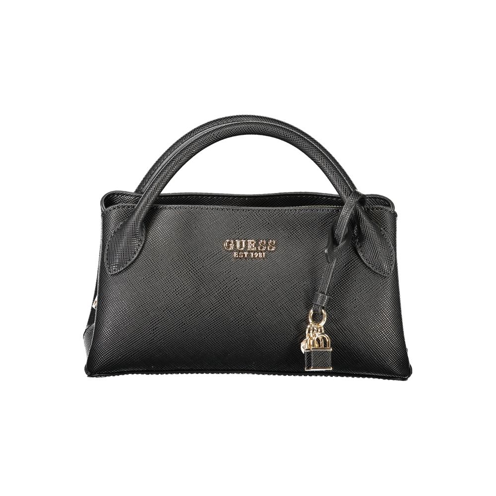 Guess Jeans Black Polyurethane Women Women's Handbag