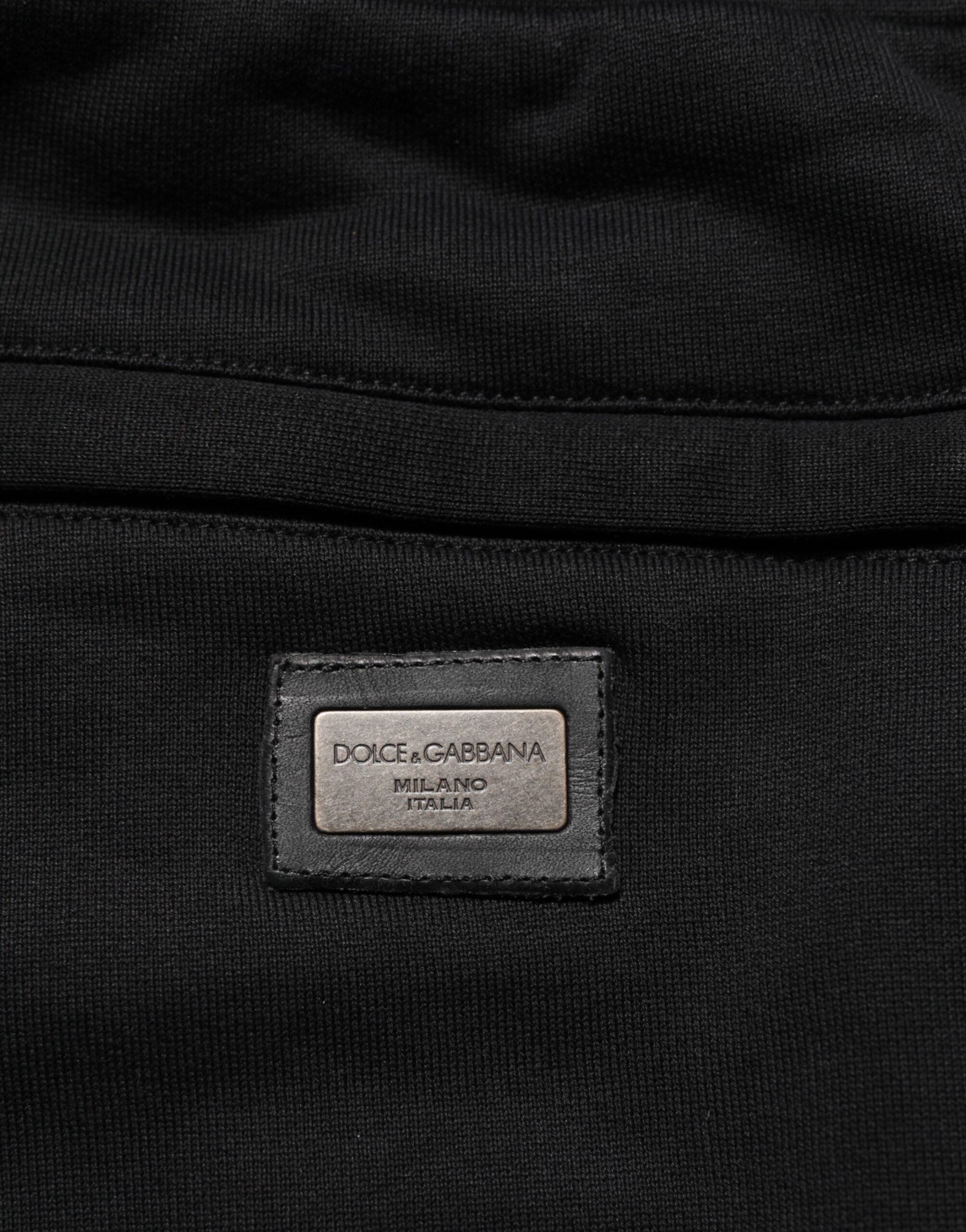 Dolce & Gabbana Black Cotton Jogger SweatMen's Trouser Men's Pants