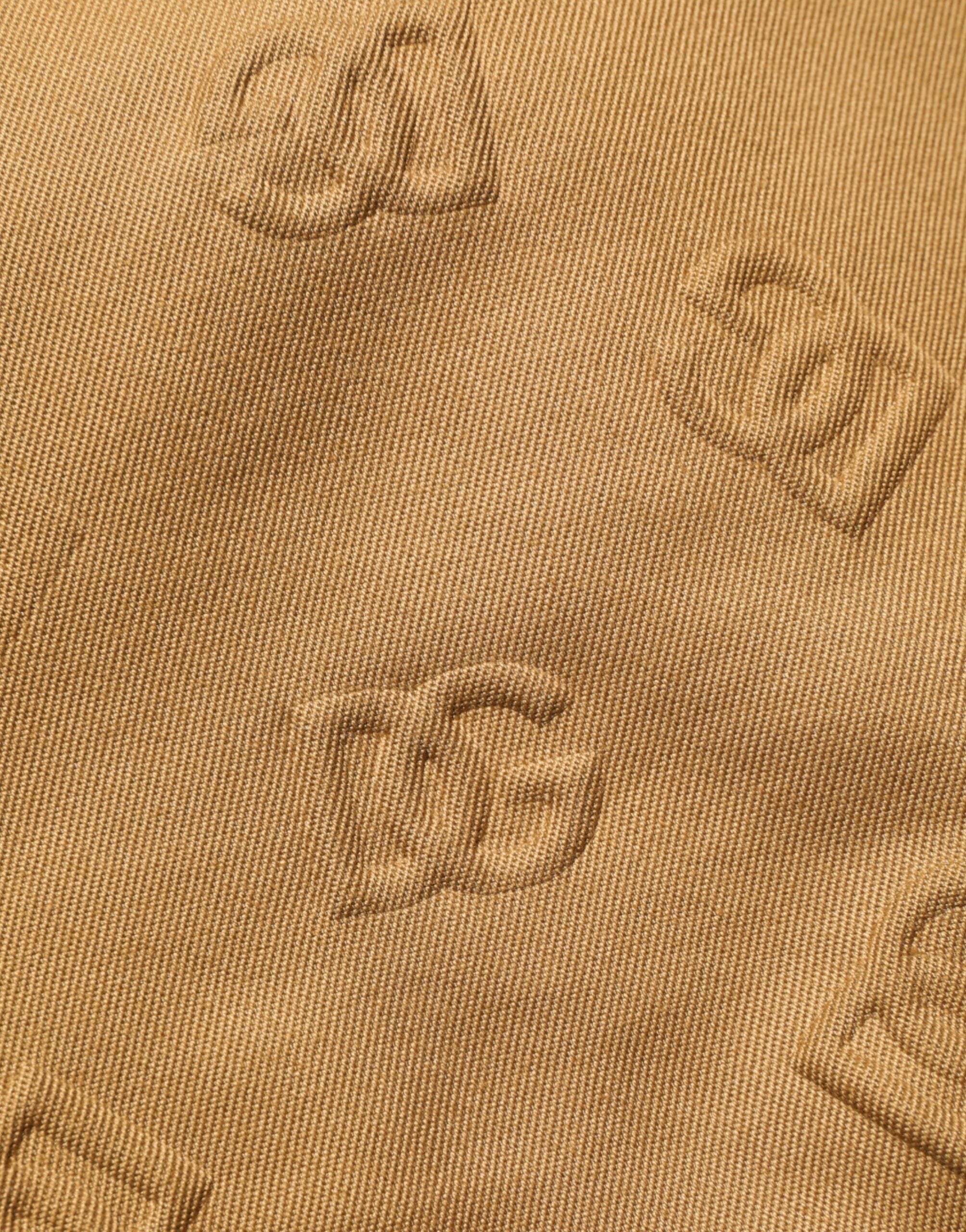 Dolce & Gabbana Brown Cotton Stretch Logo CargoBermuda Men's Shorts
