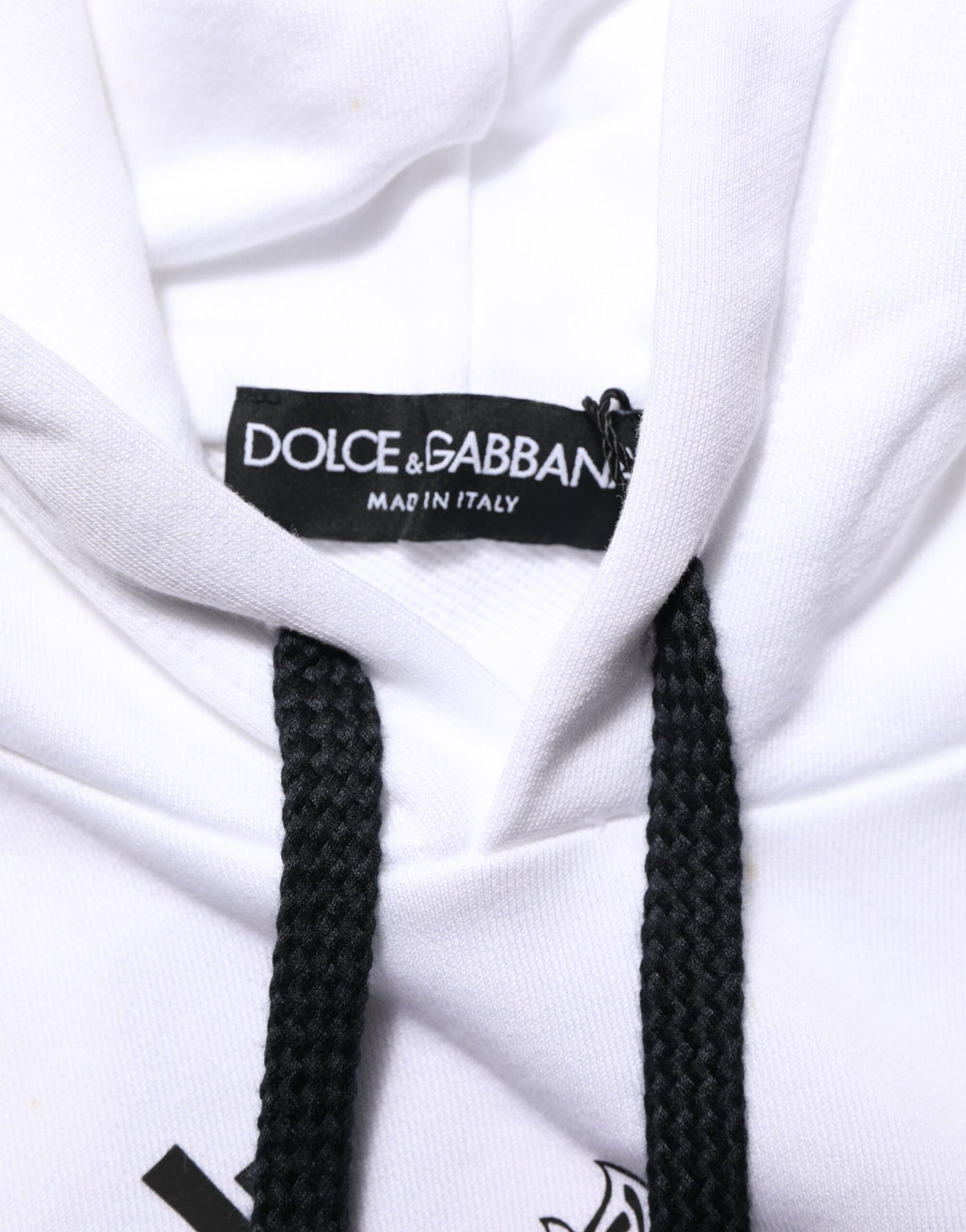 Dolce & Gabbana White Sacred Heart Hooded Sweatshirt Men's Sweater (Pre-Owned)